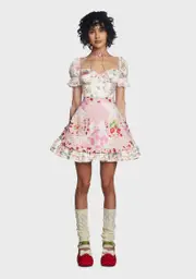 [Dolls Kill X Strawberry Shortcake] Extra Serving Waist Apron