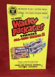 2005 TOPPS Series 2 WACKY PACKAGES All New FACTORY SEALED BONUS BOX Unopened.