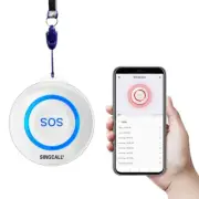 SINGCALL Wireless Tuya Smart WiFi Emergency Caregiver Pager SOS Calling Button