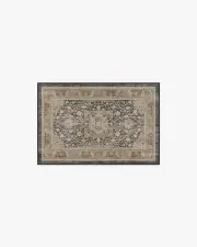 60' x 90' | Machine Washable Runner Rug | Kid & Pet Friendly | Indoor Rug | Zahra Ink & Vintage Zitrone Rug | Ruggable