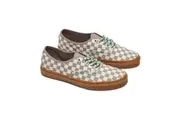 Mens Vans Authentic Checkerboard Moon Rock Grey Lace Up Shoes