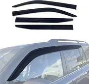 AUSGO Weathershields Compatible with Toyota Land Cruiser 300 Landcruiser 300 LC300 2021-Onwards, Injection Weather Shields Window Visors Wind Deflectors Sun Rain Guard 4PCS Set