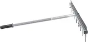CIMAXIC Aluminum Alloy Sand Flat Rake Durable Dust Rake Tool for Home Use Slip Handle Portable Design for and Floor Dusting Excellent Flexibility and Comfort