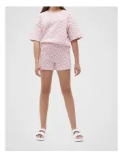 [Seed Heritage] Zig Zag Shorts in Aurora Pink