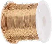 1 Roll String Copper Wire Handmade Brass Yarns Aluminum Beading Cord Wreath Making Wire Bead Charms for Bracelets Copper Sculpting Wire Bracelet Cord Bead Thread Jewelry
