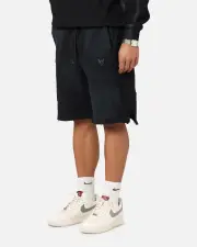 [The Anti Order] The Anti Order Apocalypse Sweat Shorts Sunfade Black - Size S S Sunfade Black