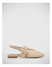 [Wittner] Leather Slingback in Pale Porcelain