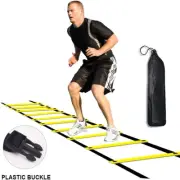 Ladder for Kids Teens Speed Agility Training Ladders with Carrying Bag 12-Rung A