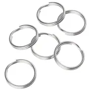 Small Key Rings Bulk Split Keychain Rings 100 Pack 1/2'' For Keys Organization