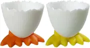 Cartoon Egg Holders, Chicken Feet Egg Cup, Egg Cups Easter, Easter Egg Holder Stand, Funny Egg Cup Holders, Egg Cups Novelty Easter Egg Holder Stand Egg Cups, Boiled Egg Cups for Breakfast Brunch