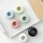 Multifunctional Mini Ceramic Bathroom Shower Toothbrush Holder Storage Rack