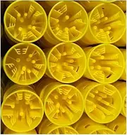 Yellow Post Caps- Star Pickets 100 pcs