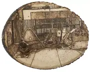 "For What It's Worth" Original Pyrography (Wood burned Fine Art)