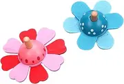 Lightweight Wooden Gyro Toy for Boys and Girls Pressure Relief Gyro Enhance Hand Eye Coordination