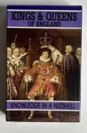 Kings & Queens Of England Fax-Pax Knowledge In A Nutshell 40 Cards (NIP)