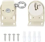Vasteo Sunshade Brackets with Metal Ring Replacement Parts Compatible with Coolaroo Outdoor Roller Shade (Sand, 1 Pair)