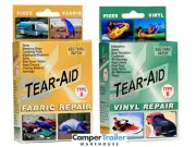 Tear Aid Retail (Type A) + (Type B) Combo Repair Kits - Tent, Swag, Seat, PVC,