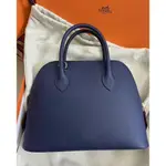 HERMèS BOLIDE25 寶石藍金釦 $2XXXXX