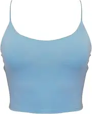 [Generic] Womens Underwire Bras Women’s Longline Sports Bra Tank Padded Camisole Bras for Women Workout Yoga Bras Vest Gym Running High Support Sports Bra