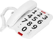 Annadue LD-265 Fixed Telephone for Elderly, Landline Phone with Big Buttons and Super Loud Sound, M1 M2 Fast Dial, Suitable for the Elderly with Visually impaired and Hearing loss