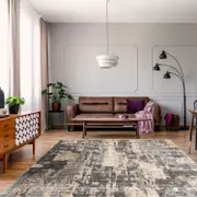 Lotus 2617 Light Grey Turkish Rug