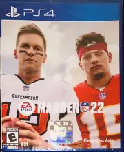 Madden NFL 22 - Sony PlayStation 4 BRAND NEW Tom Brady & Patrick Mahomes Cover