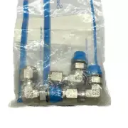 NIB LOT OF 3 Swagelok 1/4" Tube OD x 1/8” Positionable Male Elbow SS-400-2-2PR