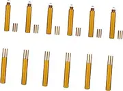 DRESSOOS 12pcs Travel Essential Oil Roller Bottles Reusable Roll Perfume Holders Durable Packaging Lightweight Leak Design for Go Use