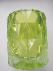 New Lime Green Yankee Candle Fractal Votive Holder 3"