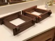 Custom Made Walnut Speaker Stands for Wharfedale Linton Heritage Speakers