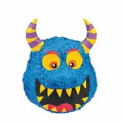 Monster Pinata, Papier-Mache, Birthday Party Decor & Games, 1 Piece