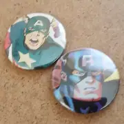 Captan America bespoke badge set marvel comics Avengers infinity Gauntlet MCU