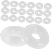 SOESFOUFU 3sets Bracelet Charm Stoppers Charm Spacers for Jewelry Rubber Seals Snake Chain Accessories 80pcs*3