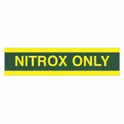 Nitrox Only Tank Wrap Sticker