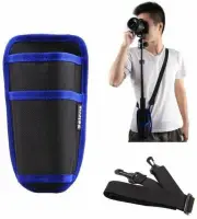 Tripod Holder Bag Case Pouch with Waist Buckle + D Ring Strap for Monopod Tripod