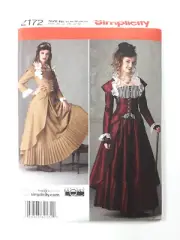 Simplicity 2172 Costume Sewing Pattern Womens Cosplay Halloween
