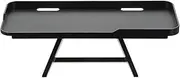 Tv Shelf Storage Stand Computer Monitor Shelf Black Punch Installation Holds Plant Pen Snack