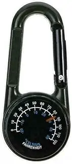 [BUBUCAM] 3 in 1 Multifunctional Compass Thermometer Hiking Tactical Carabiner Keychain for Camping, Hiking,Travel