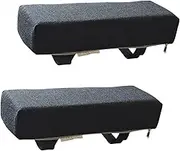 Fenteer 2Pcs Armrest Pad Elbow Support Replacement Chair Arm Rest Armrest Support Pillow for Computer Gaming Desk Chair, Black
