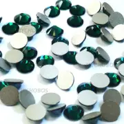 Swarovski 2058/2088 crystal flatback No-Hotfix rhinestones 144 pcs EMERALD (205)