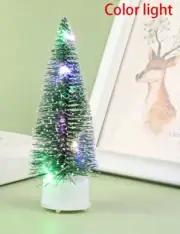 Dollhouse Miniature 1:12 LED Color Christmas Frosted Tree 6 Inch FAST US SHIPPER