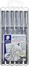 Staedtler Pigment Liner Bonus Sketch Set of 6 Liners for The Regular Price of 4(2 Free), 308SB6P