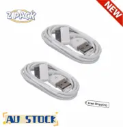 2X USB Data Sync Cable Cord Charger for iPhone 4 4G 4S 3GS iPod Nano Touch 4