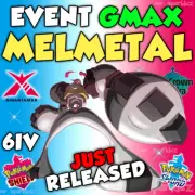 ✨ GMAX MELMETAL ✨ 6IV HOME EVENT ✨ NON Shiny ✨ Pokemon Sword Shield