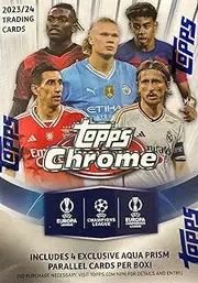 2023/24 Topps Chrome UEFA Club Competitions Soccer Value Box