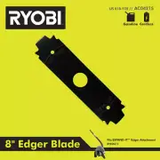 8 In. Replacement Edger Blade | Ryobi Heavy Duty Steel Serrated Attachment Oem