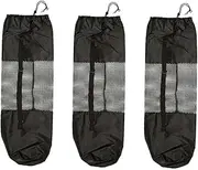 KITANDOVE 3Pcs Yoga Mat Carrier Bags Wear Resistant Yoga Pouches with Drawstring Closure for Easy Storage Portable Mesh Storage for Outdoor Sports and Daily Life Use