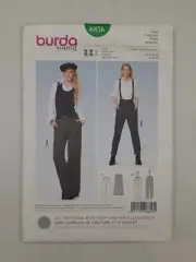 Burda Sewing Pattern 6856 Women's Pants Pattern Size US 6-16 EUR 32-42 NEW