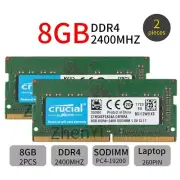Crucial 16GB Kit 2x8GB DDR4 2400Mhz PC4-19200 260Pin SODIMM Laptop Memory RAM BT