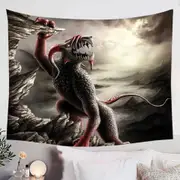 Scary Art the Crematoria Frightening Creature Tapestry